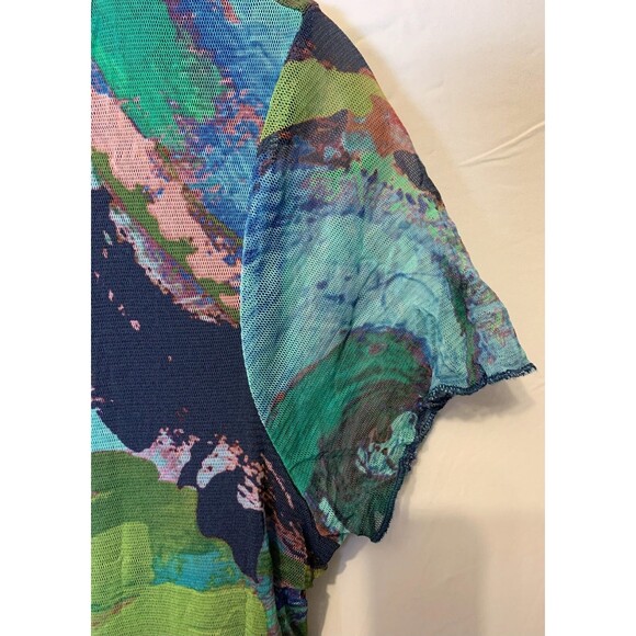 Mado et Les Autres dress (size small) ART YOU WEAR French design on mesh BOHO - Picture 4 of 14